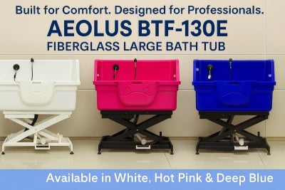 Aeolus Large Fiberglass Dog Bath BTF-130E