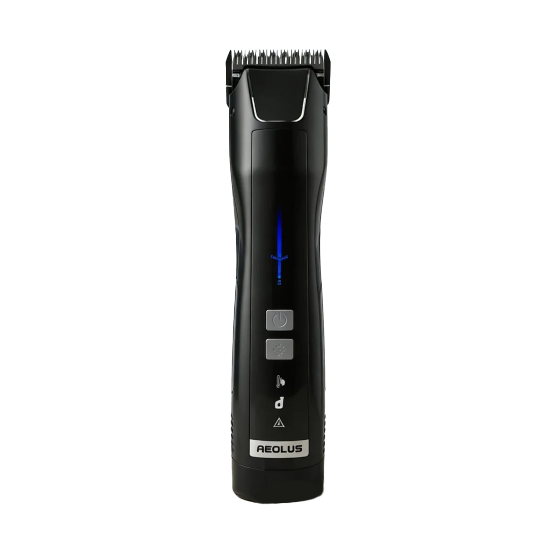 Aeolus Excalibur II Professional Dog Grooming Clipper-cordless with LED light, Vacuum attachment, Water proof, A5 Blade Compatible