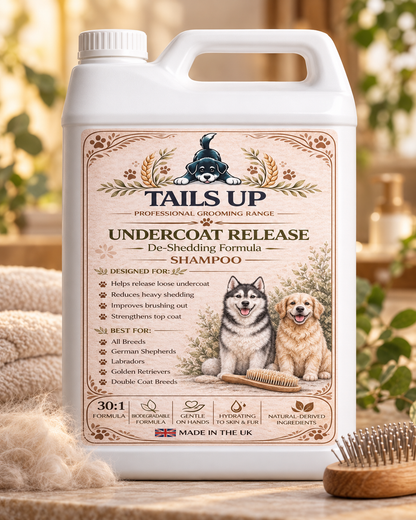 Tails Up Undercoat Release De-Shedding Dog Shampoo