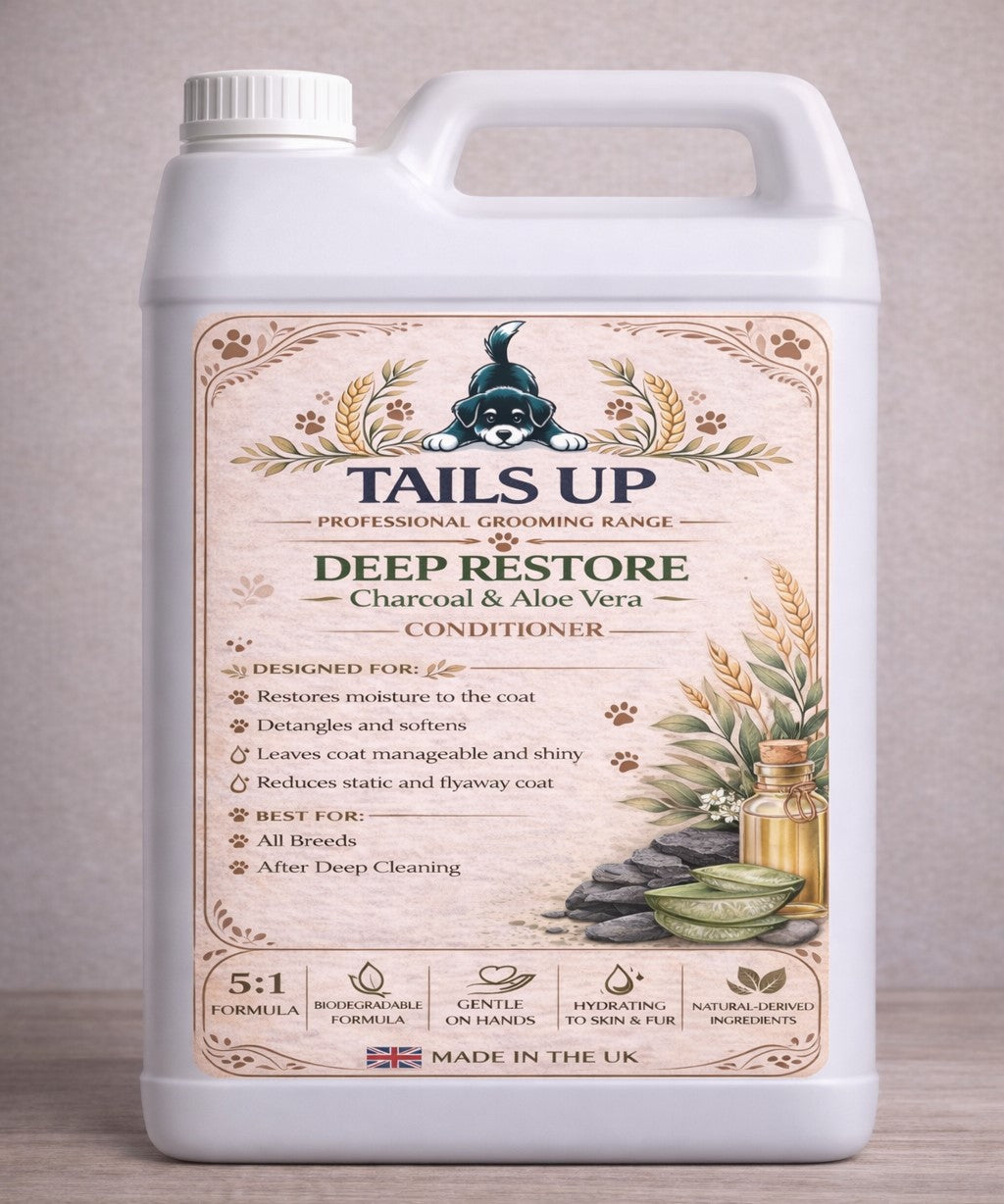 Deep Restore – Charcoal & Aloe Conditioner. Available from June
