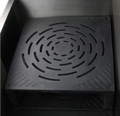 Aeolus Puppy Booster platform inside a stainless steel dog bath