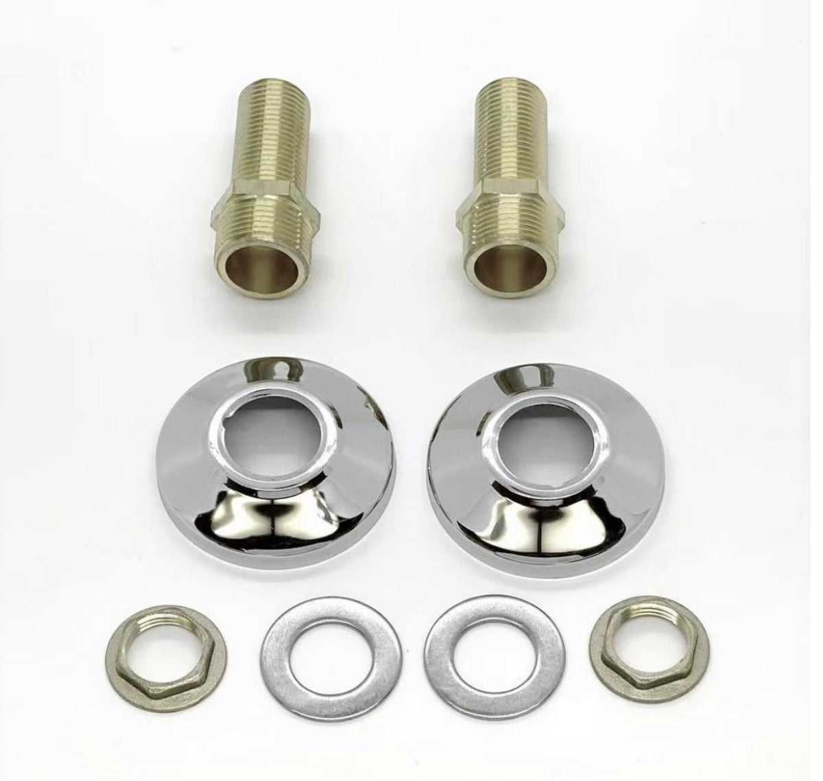 Fittings, washers and nuts for the Aeolus dog bath mixer tap set